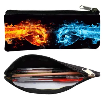 

2019 Fashion Printing Flame Fist Kids Coin Purses for Children Pen Bags for Women Change Purse Boys Small Gift Girls Key Wallet