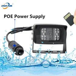 HQCAM POE 720 P 960 P 1080 P Ночное видение ИК-мини IP Камера наружного видеонаблюдения IP66 Водонепроницаемый IP Камера шины Камера