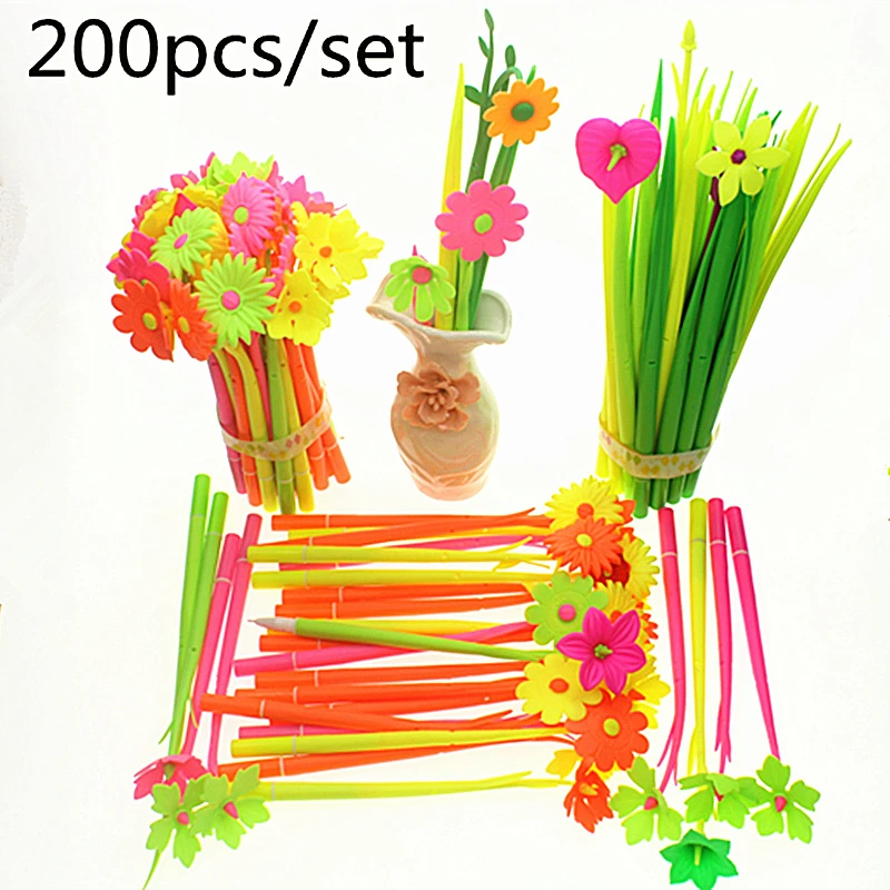 卸売 0 個おかしい草の葉 花ペン草ペン美麗新クリエイティブ文具サインペン装飾オフィス バナーペン Aliexpress