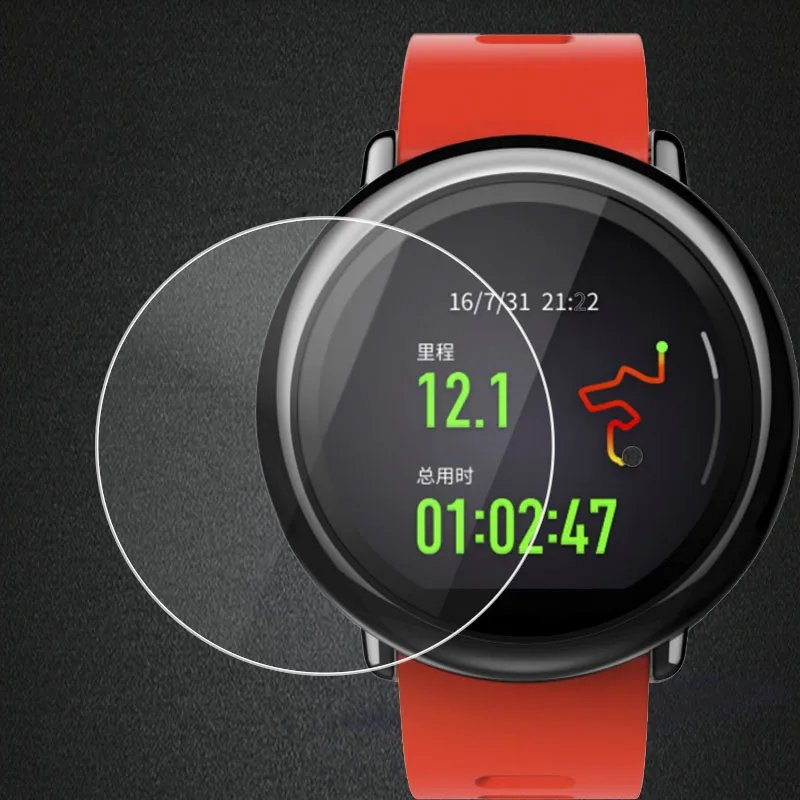 2 шт 9H 2.5D Премиум Закаленное стекло для Xiaomi Huami Amazfit Pace Защитная пленка для экрана для Xiaomi Huami Amazfit Pace стеклянная пленка