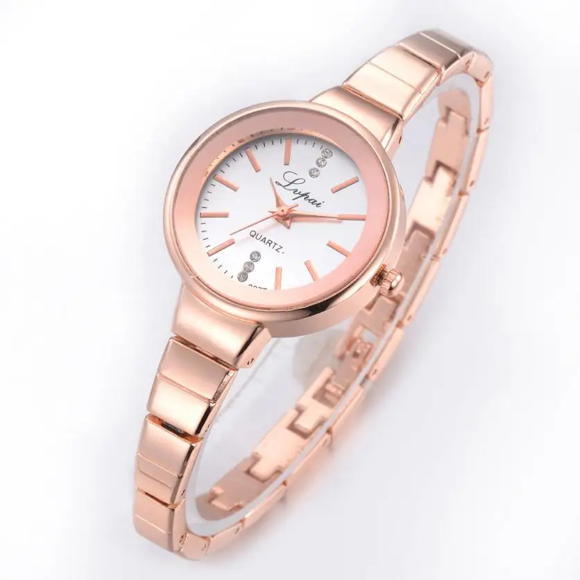 

Lvpai Women's Watch Crystal Diamond Bracelet Quartz Wrist Watch female watches top brand luxury clock women vintage bayan saat