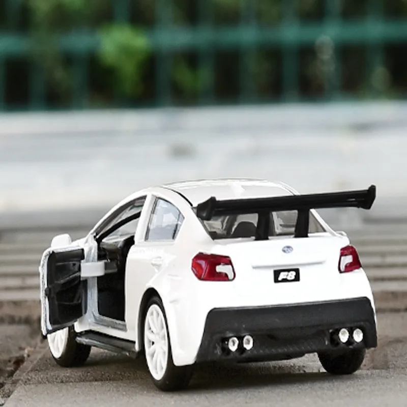 Модель машины Форсаж литая из сплава 1/32 детские игрушки для Subaru WRX STI JADA в