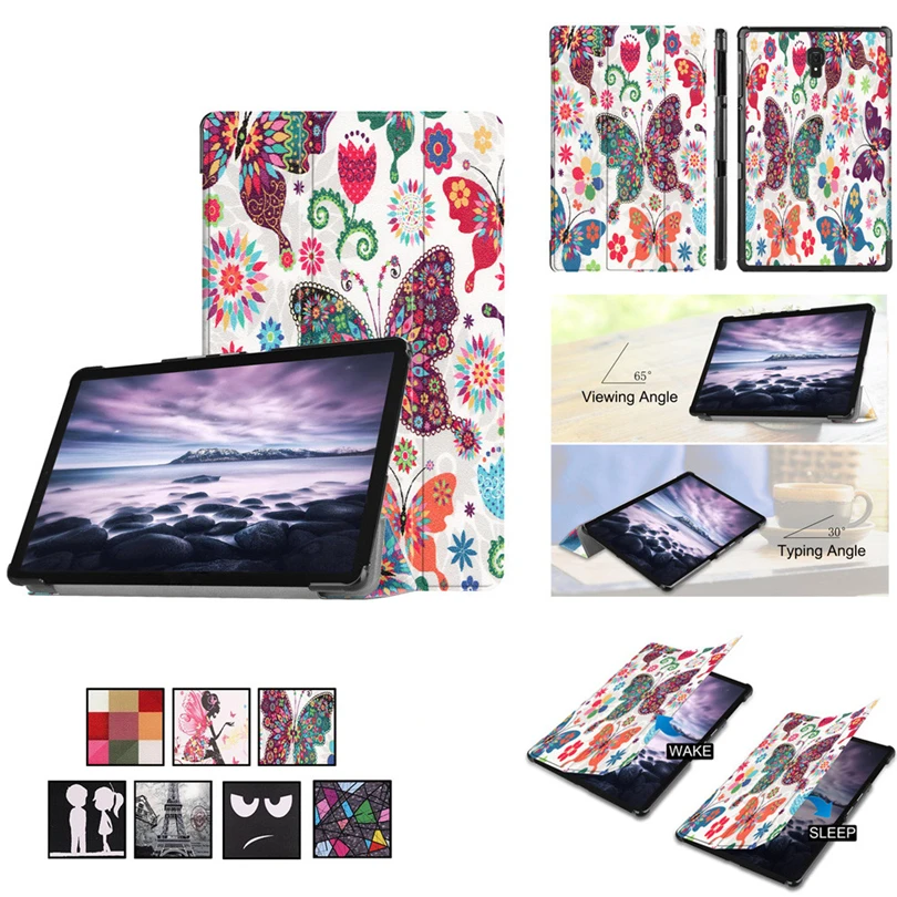

10.5 inch Smart Case Stand Cover For Samsung Galaxy Tab A2 T595 with Auto Wake/Sleep Function A30