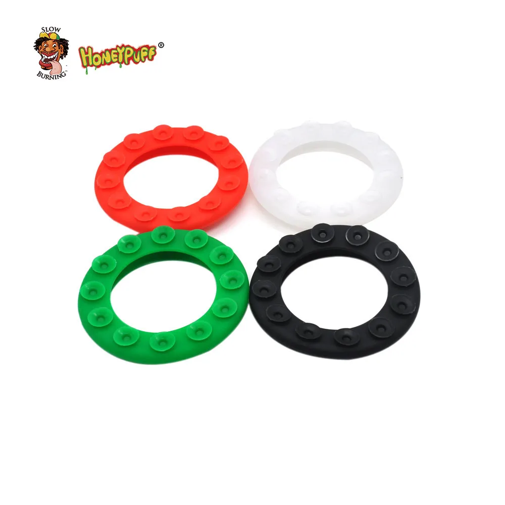 

HONEYPUFF Al Fakher Hookah Shisha Bottle Bottom Mat Protection Silicone Mat Include about 12 Sucker Firmly and Non-slip