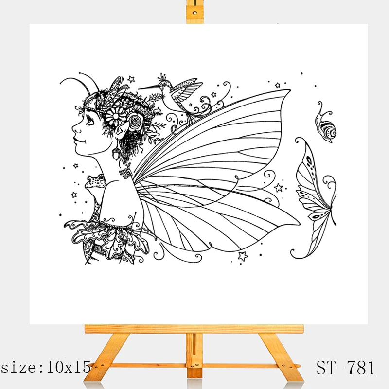 

AZSG Natural spirit Clear Stamps/Silicone Transparent Seals for DIY scrapbooking Card Making