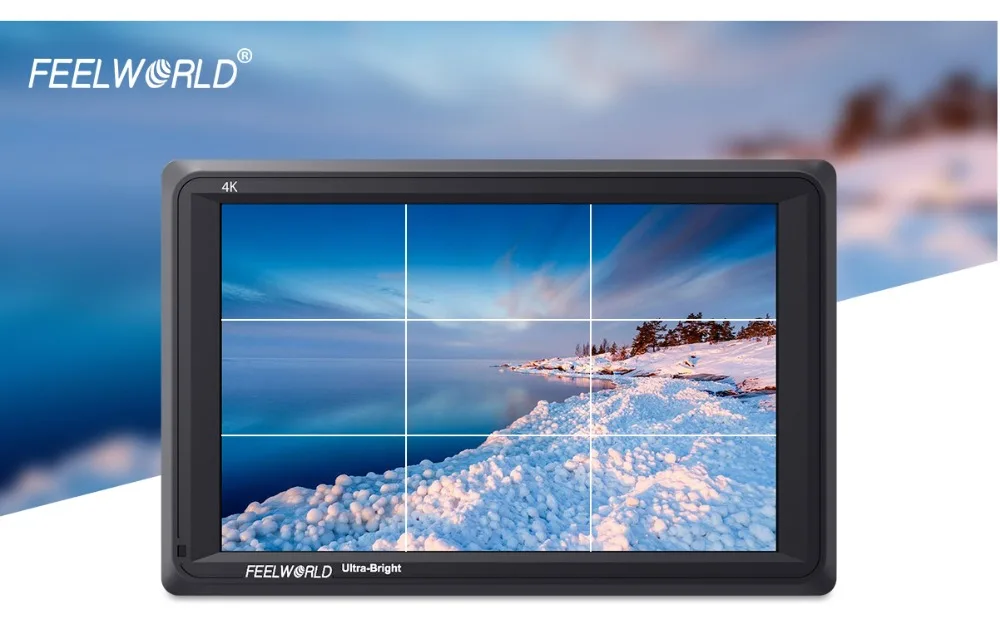 FEELWORLD FW279 7 дюймов 4 K монитор на поле камеры DSLR монитор Full HD 1920x1200 4 K HDMI высокая яркость для Nikon Sony Canon