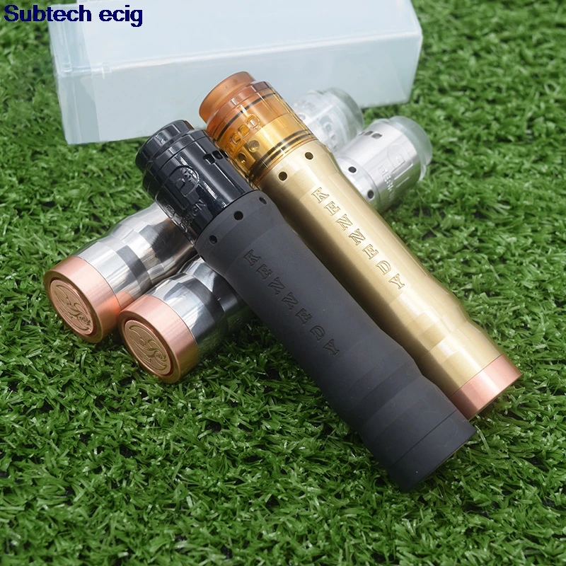 

Newest Kennedy Vindicator mod with QP Design KALI V2 RDA mod kit 25MM diameter 18650 20700 21700 Battery Vape pens mod Kits