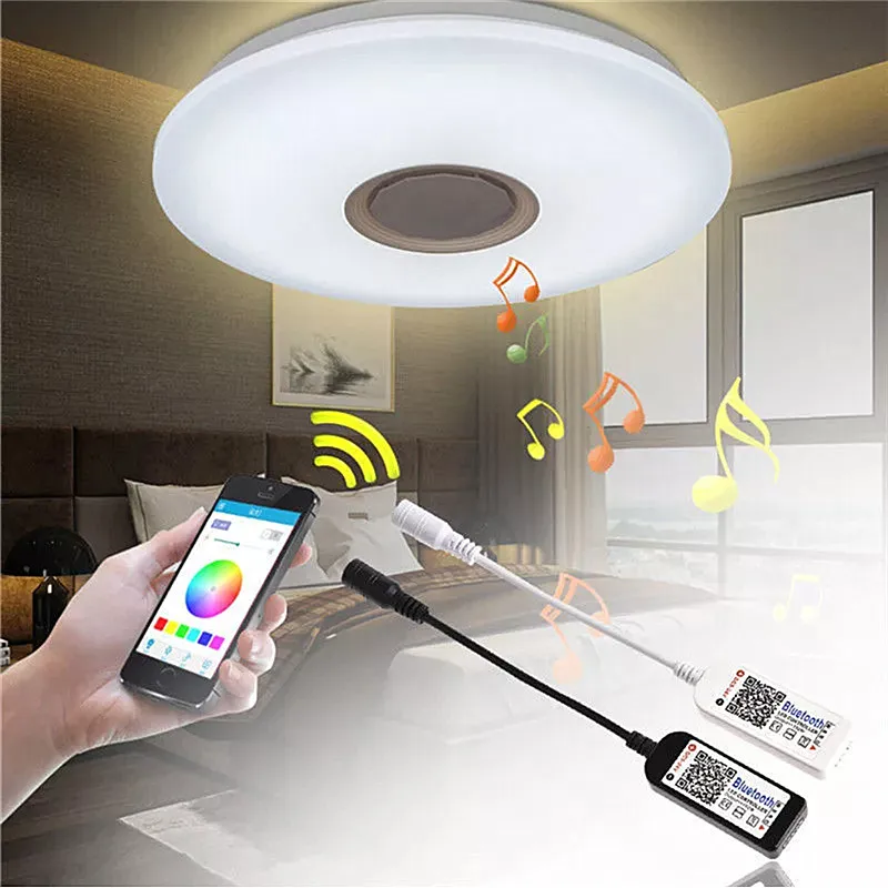 Мини Bluetooth WiFi светодиодный контроллер для 5050 3528 RGB RGBW светодиодные полосы света DC5V-24V черный белый OS/Android мобильный телефон беспроводной