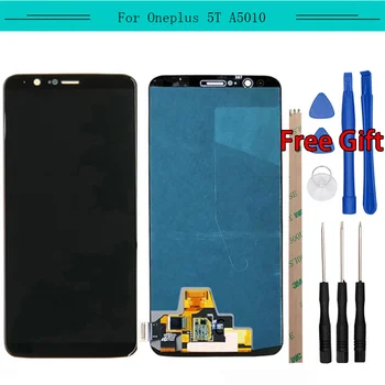 

1pc For OnePlus 5T A5010 Full LCD Display Assembly Complete Digitizer with touch Screen with Free Shipping