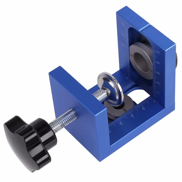 Woodworking Drilling Locator Guide Wood Dowel Hole Drilling Guide Jig Drill Bit Kit Woodworking Carpentry Positioner Tool