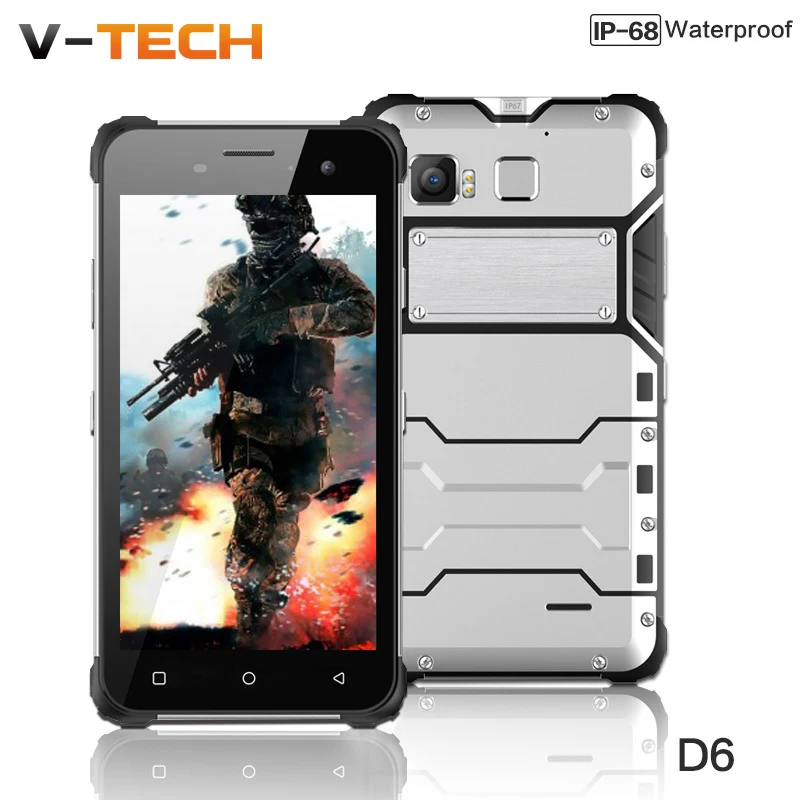 JEASUNG D6 IP68 Waterproof Mobile Phone Helio P10 Octa Core 4GB RAM 64 ROM Fingerprint ID