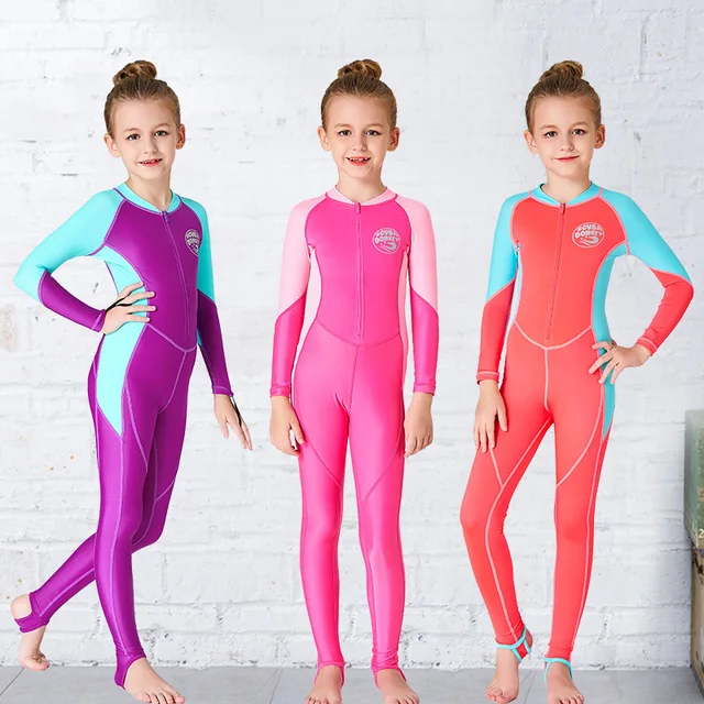 Special Price New Children's Diving Suit Girls sunscreen Swimwear Siamese long sleeve Lycra quick-drying Kids jellyfish One Piece Suit Special Price New Children's Diving Suit Girls sunscreen Swimwear Siamese long sleeve Lycra quick-drying Kids jellyfish One Piece Suit