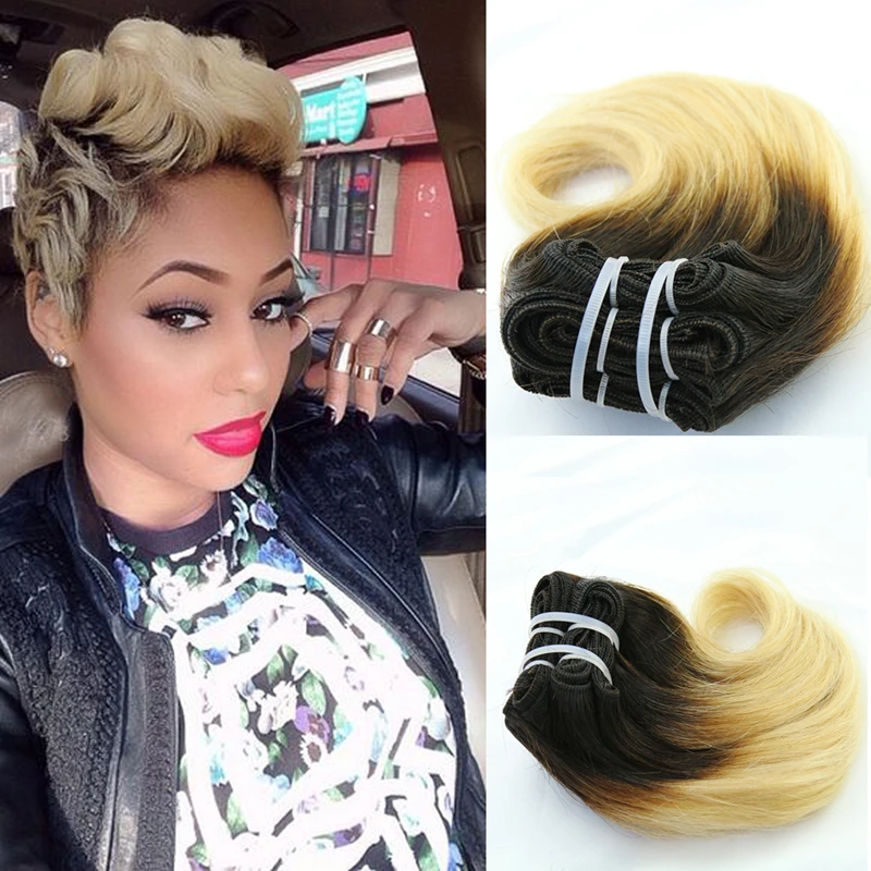 Short Ombre Weave Hairstyles