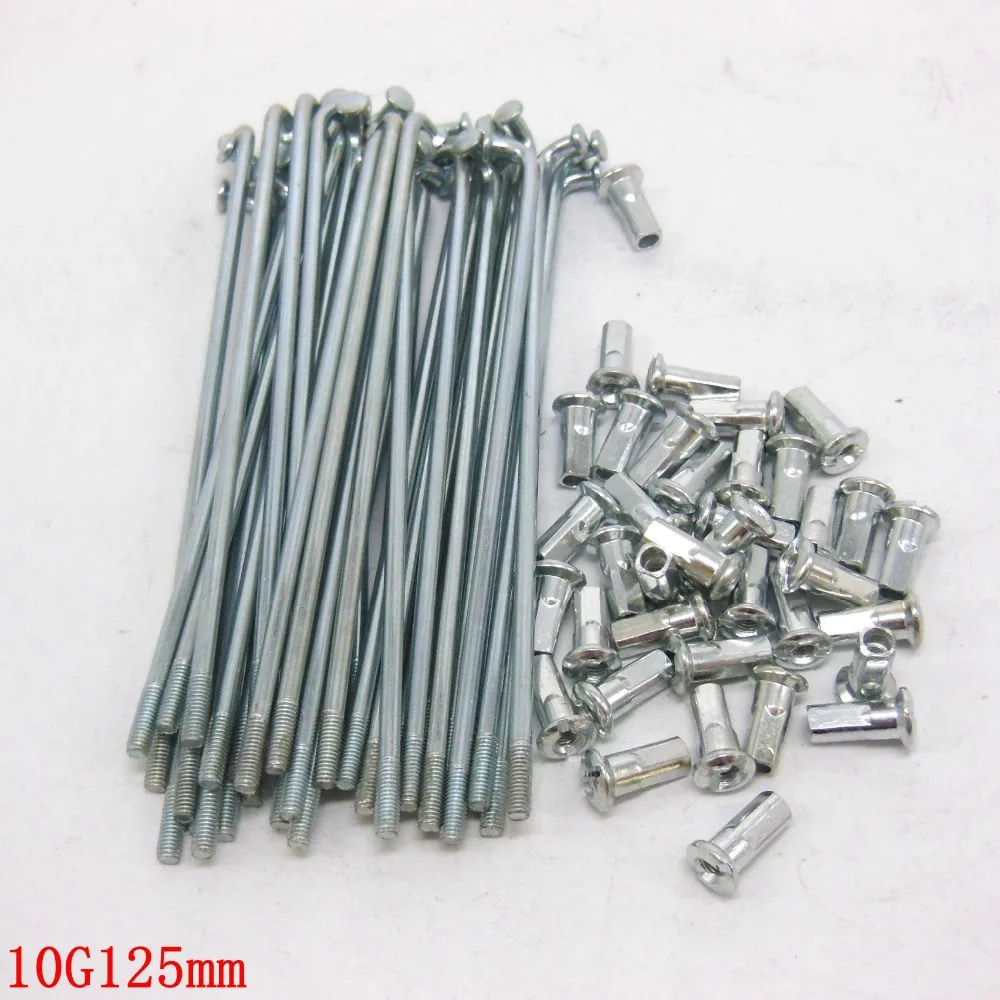 Electric bicycle 10G Diameter3.0mm Length 97-234mm spokes nipples 37pcs//lot