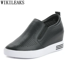 Обувь из натуральной кожи; женские лоферы на толстой резиновой подошве; дизайнерская женская обувь без застежки в стиле Харадзюку; женская обувь, увеличивающая рост