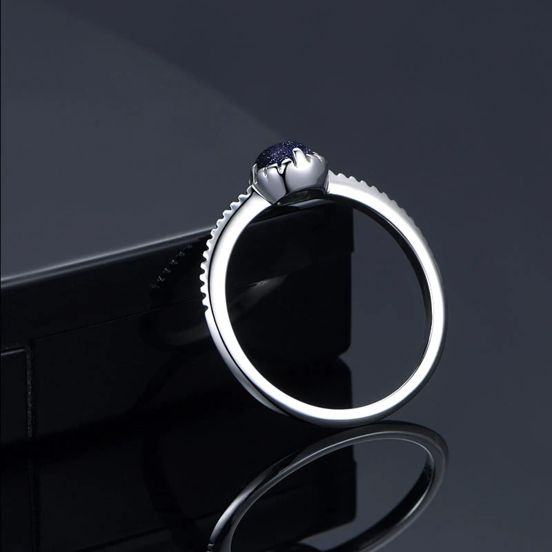 100-925-Sterling-Silver-Vintage-Solitaire-Round-Natural-Stone-Blue-Sand-Sun-Ring-for-Women-Fine (1)