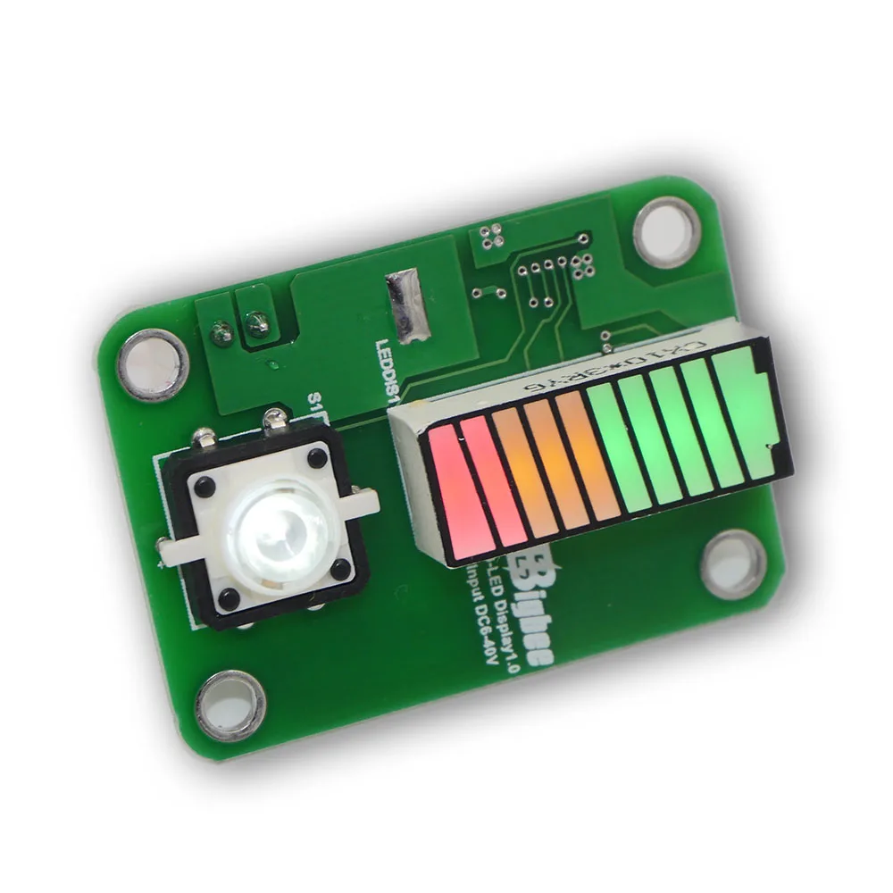 

2 to 8 Series Lithium Battery 3 Color 10LED Power Display Panel Voltage Detection Panel Intelligent Control Components