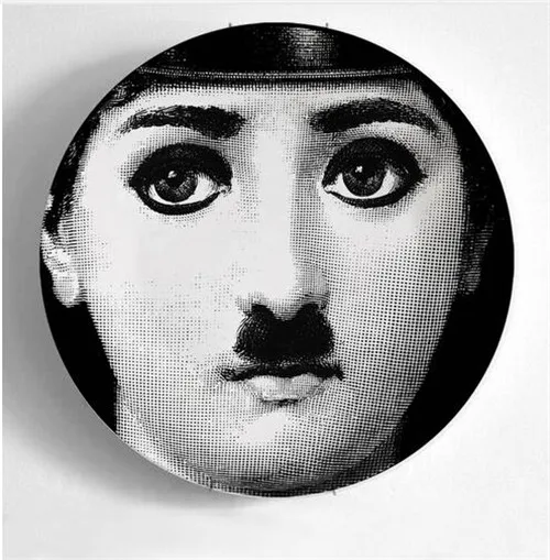 8/10 дюймов мода Милан посуда Живопись Дизайн ногтей Fornasetti тарелки тарелка Настенный декор аксессуары для дома - Цвет: 24