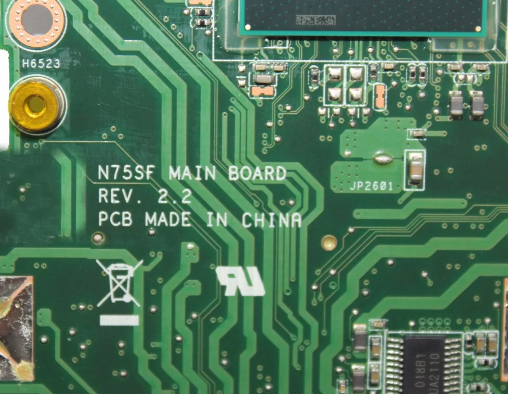 N75SF материнская плата GT555M REV: 2 RAM для For Asus N75SL N75S ноутбука тест на материнскую плату