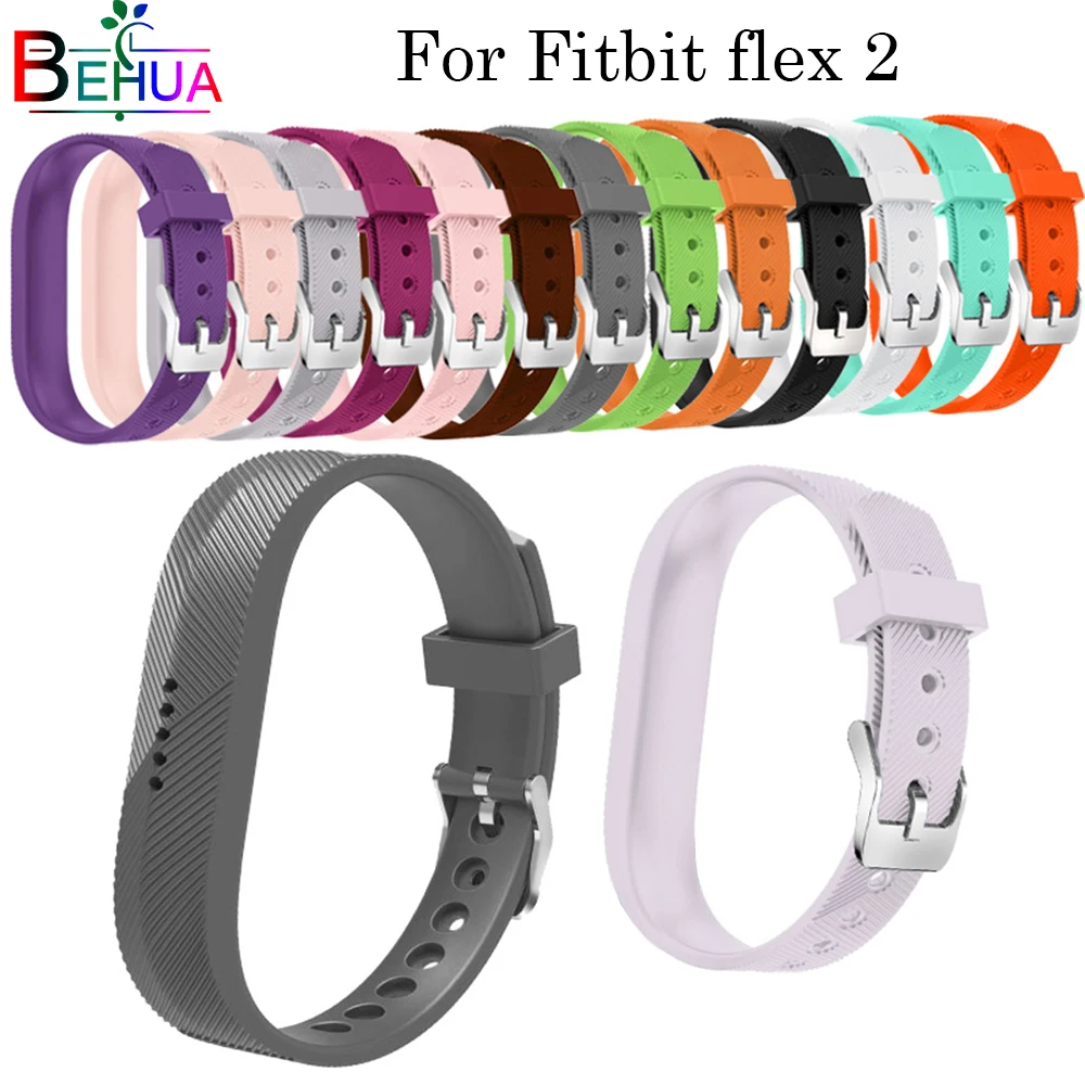 

Smart Watch Strap For Fitbit flex 2 Replacement Soft Silicone With metal buckle Wrist Watch band Wrist strap For Fitbit Flex 2