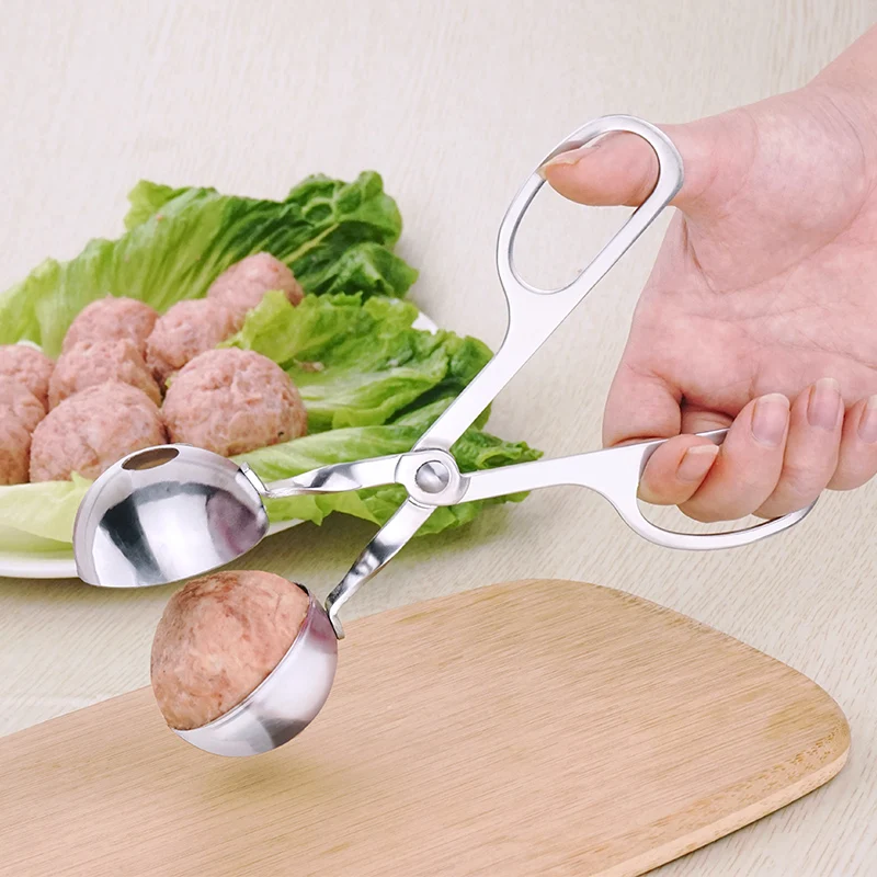 Meatball зажим из нержавеющей стали щипцы для птицы Кухонные гаджеты формы мясных