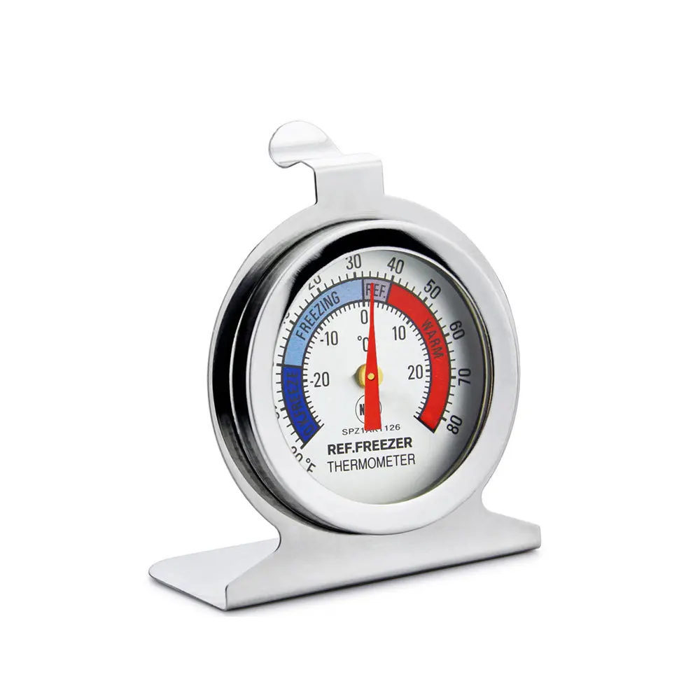 Stainless Steel Kitchen Refrigerator Thermometer Temperature Gauges