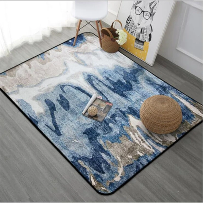 

AOVOLL Nordic Style Abstract Soft Carpets For Living Room Bedroom Kid Room Rugs Home Carpet Floor Door Mat Simple Area Rug Mats