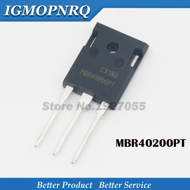 5 шт. MBR40200PT TO 3P 40200PT MBR40200 247 диод Шоттки новый оригинальный|Интегральные схемы| |