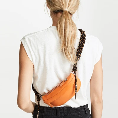 HIGHREAL поясная сумка на пояс Женские облегающие сумки Модные осенние зимние черные желтые синие оранжевые цвета Прямая - Цвет: Оранжевый