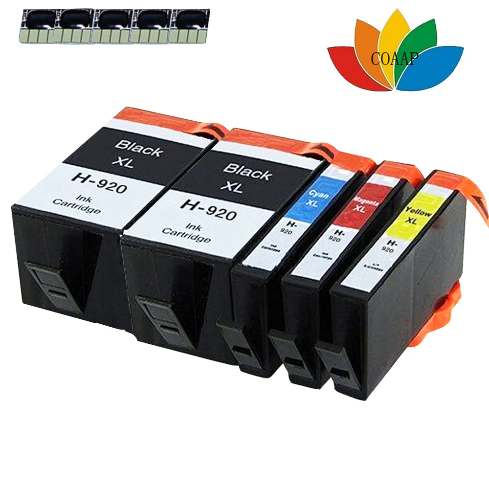 5x Новый совместимый чернильный картридж 920XL для hp920 Officejet 7000 Wide &amp 7000a 7000se принтера