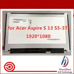 Оригинальный 13,3 "светодиодный сенсорный ЖК-экран для acer Aspire S 13 S5-371 WUXGA FHD ips дисплей 1920x1080
