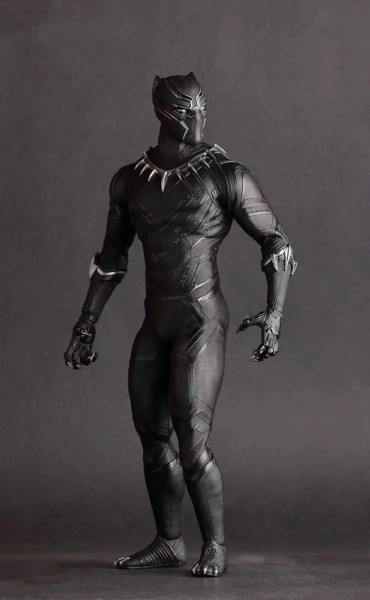Disney Marvel Avengers 30cm Black Panther Action Figure Posture Model font b Anime b font Doll