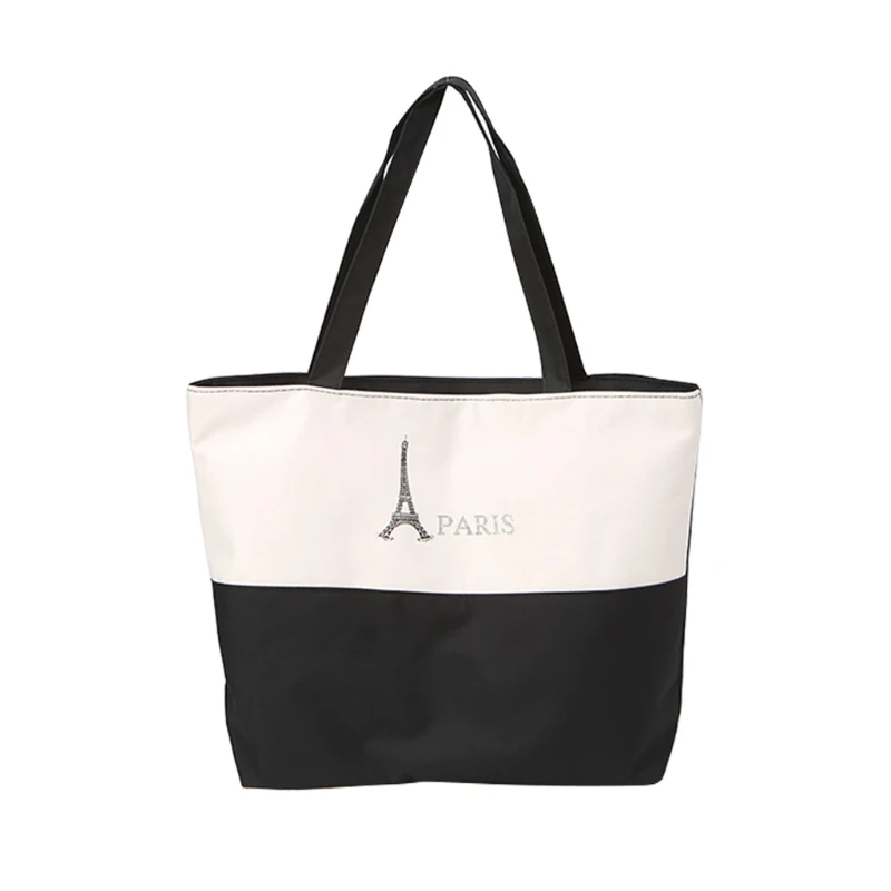 Portable Women Canvas Large Shoulder Bag Handbag Tote Lady Shopping Zip Bags Portable Women Canvas Large Shoulder Bag Handbag Tote Lady Shopping Zip Bags