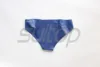 Suitop – sous-vêtements en latex pour hommes, slips en caoutchouc, garniture principale bleue et noire, nouvelle collection ► Photo 3/3