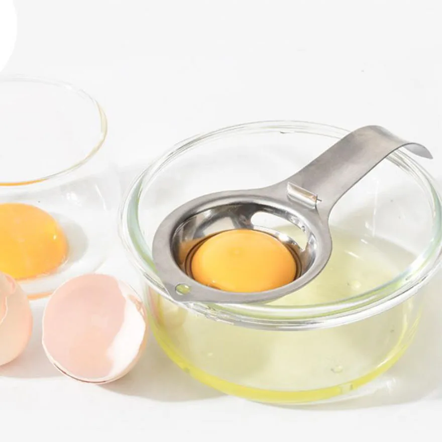 Collisy Dawn Stainless Steel Egg Separator Spoon Egg Yolk White