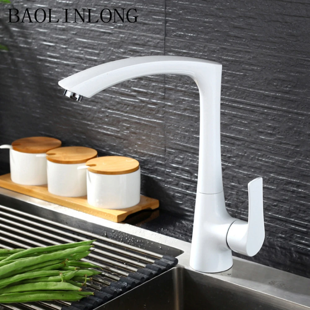 BAOLINLONG Brass Faucets Cozinha Kitchen Faucet accessories Tap Swivel Spout Kitchen Sink Faucet BAOLINLONG Brass Faucets Cozinha Kitchen Faucet accessories Tap Swivel Spout Kitchen Sink Faucet