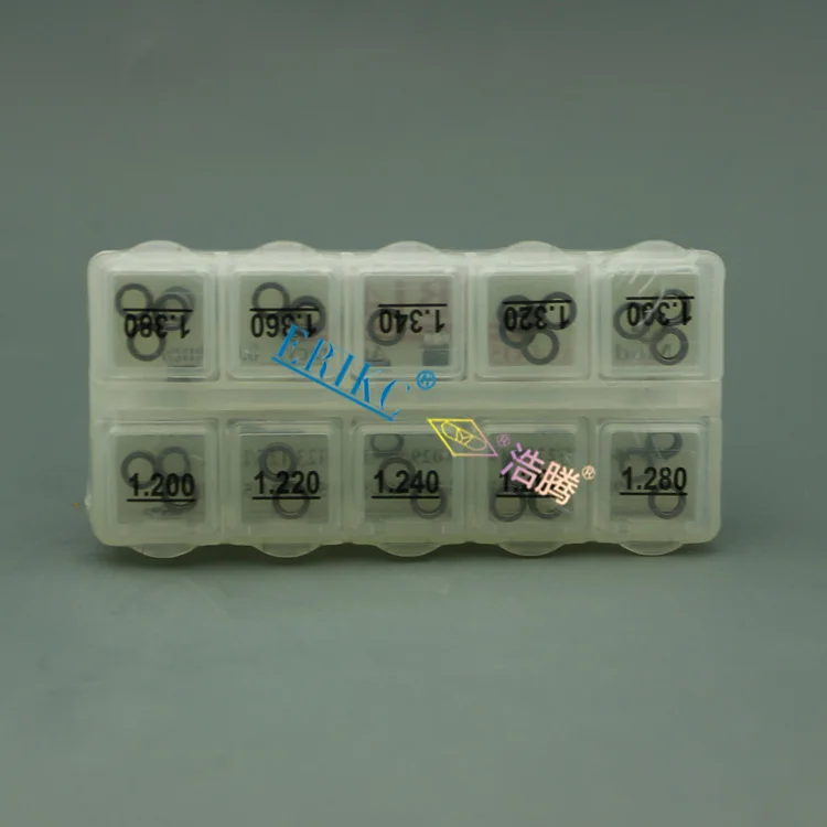 

Комплект Регулировочных Прокладок для форсунок ERIKC B14, ремонтные прокладки для аккумуляторных рельсов, размер прокладки для форсунок 1,20-1,38 мм для 0445110 #,0445120 #