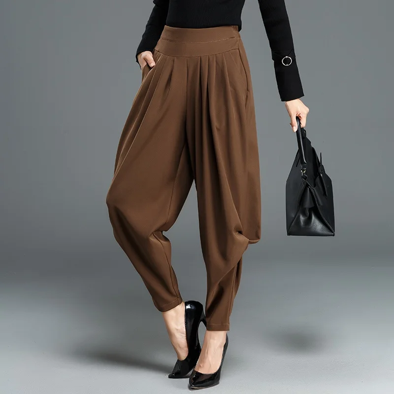 Las Alta Mujer Holgados Para Pierna De Pantalones Mujeres Social 2 2018 Ancha Cintura Ta789 3 1 Palazzo XwR4Xq