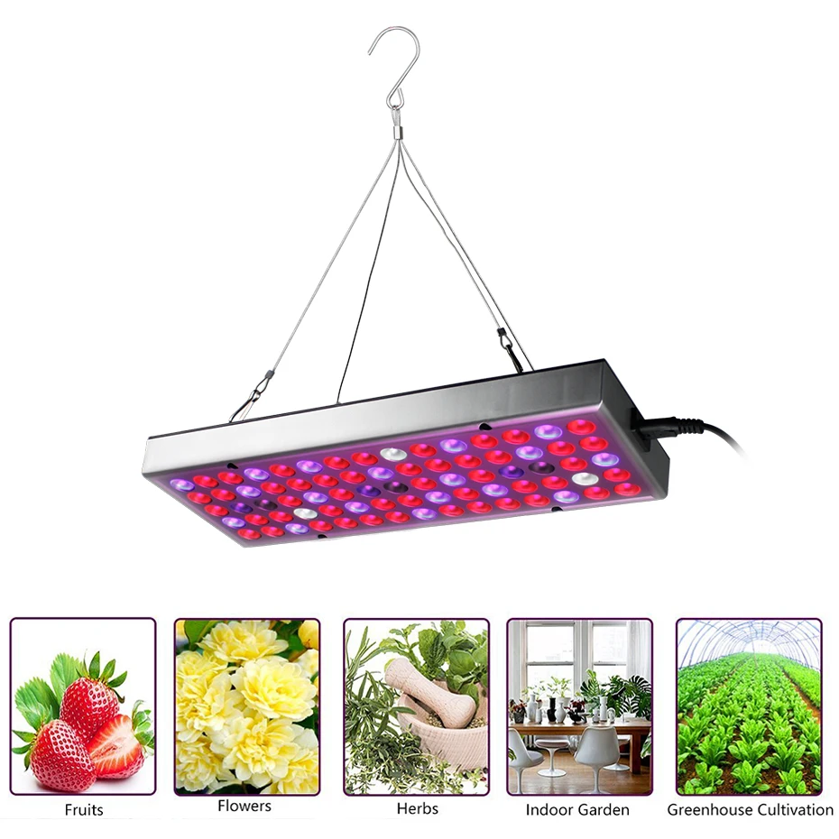 

25W Led Grow Light Full Spectrum Fitolampy For Plant Flower Vegetable Growing Indoor Greenhouse Hydroponics Grow Lamp+EU/US Plug