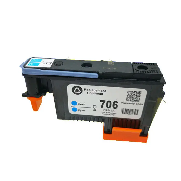 Оригинальная головка принтера для HP 706 Cyan/Cyan F9J49A печатающая DESIGNJET D5800 | Компьютеры