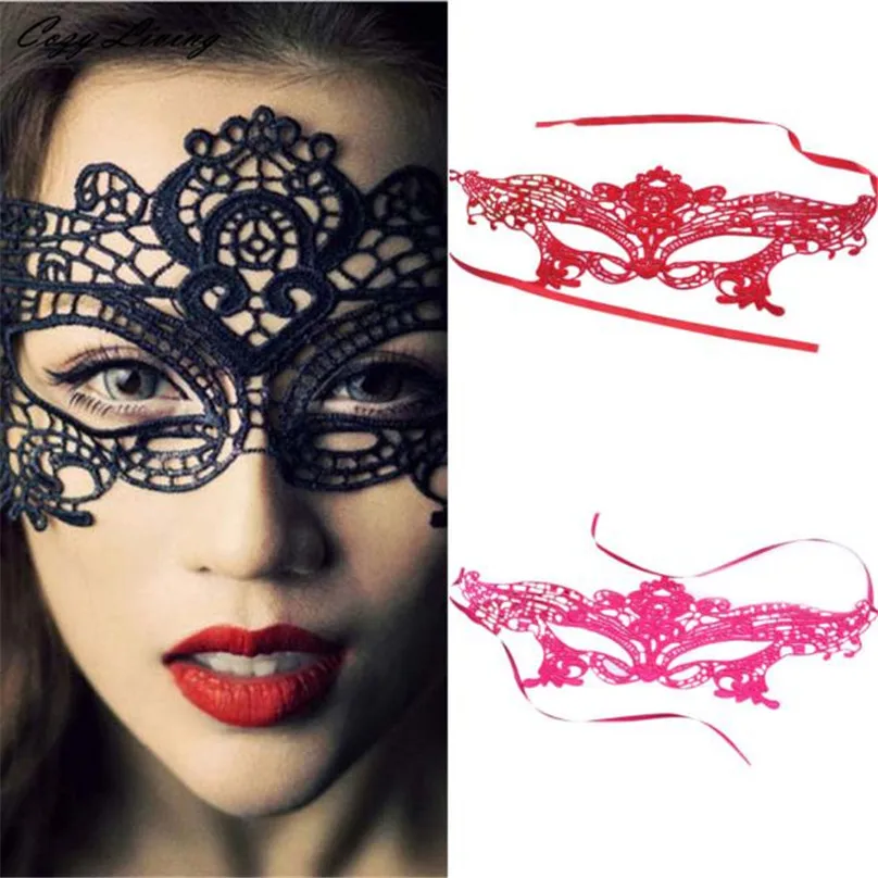 

Party Mask Lace 1 PC Sexy Elegant Eye Face Mask Masquerade Ball Carnival Fancy Party Half Face Masks For Masquerade 40D21