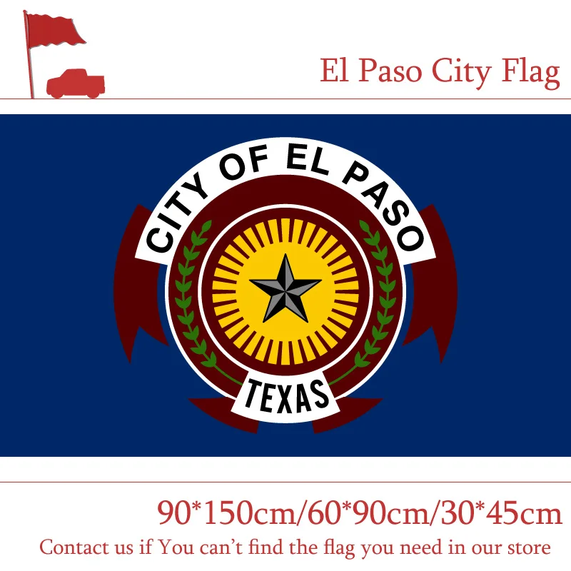 

El Paso городской Флаг США 90*150 см 60*90 см 40*60 см Летающий флаг 15*21 см ручной флаг 3 фута * 5 футов подвесной флаг для украшения дома