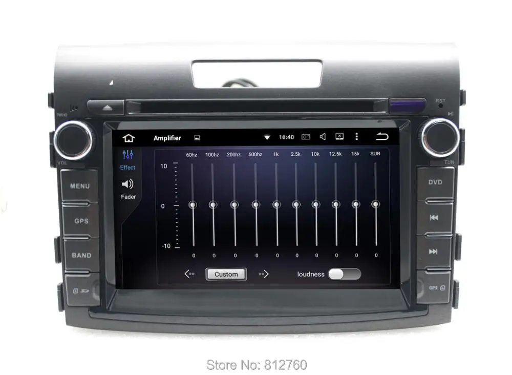 Discount Android 7.1 Quad core 2G RAM 16G ROM Car dvd player gps for Honda CRV 2012 2013 2014 car radio head unit multimedia player 5
