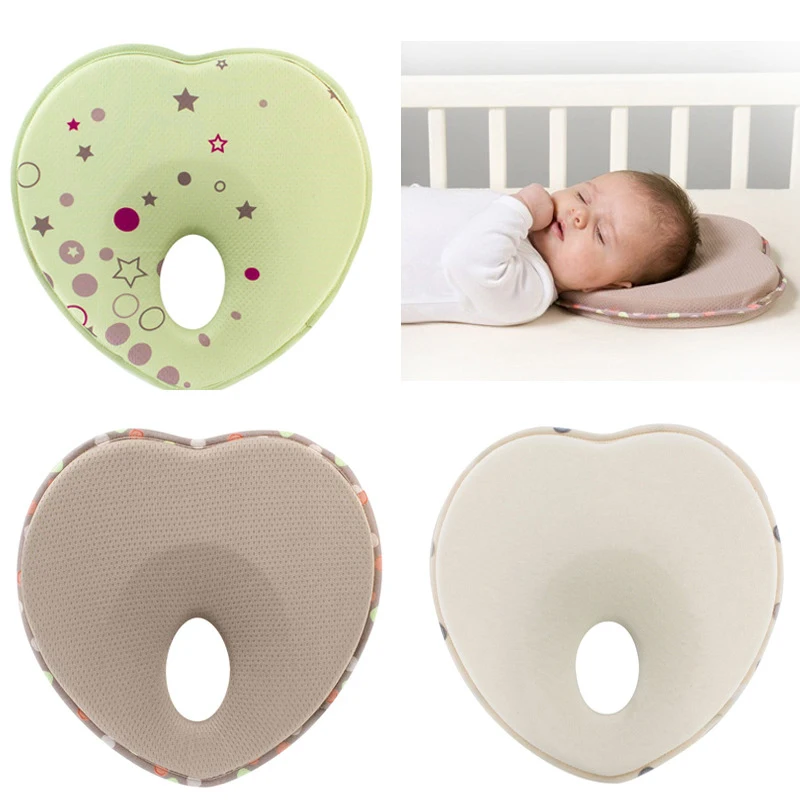 Love Nest Infant Newborn Baby Ergonomic Memory Pillow Head Support Prevents Flat Head
