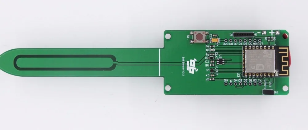 ESP8266 датчик влажности почвы Rev2.1