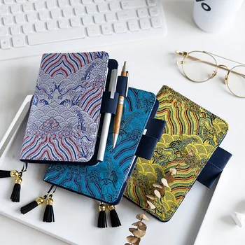 

2019 Chinese Tahinese Tassel Notebook Journal Daily Weekly Diary Planner Notebook Vintag Cover A6 A5 for Bullet Journal Notebook