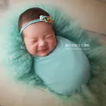 Новорожденных стрейч Обёрточная бумага носки унисекс для новорожденных вискозная трикотажная ткань Обёрточная бумага Пеленальный кокон Слои наполнитель для новорожденных Подставки для фотографий