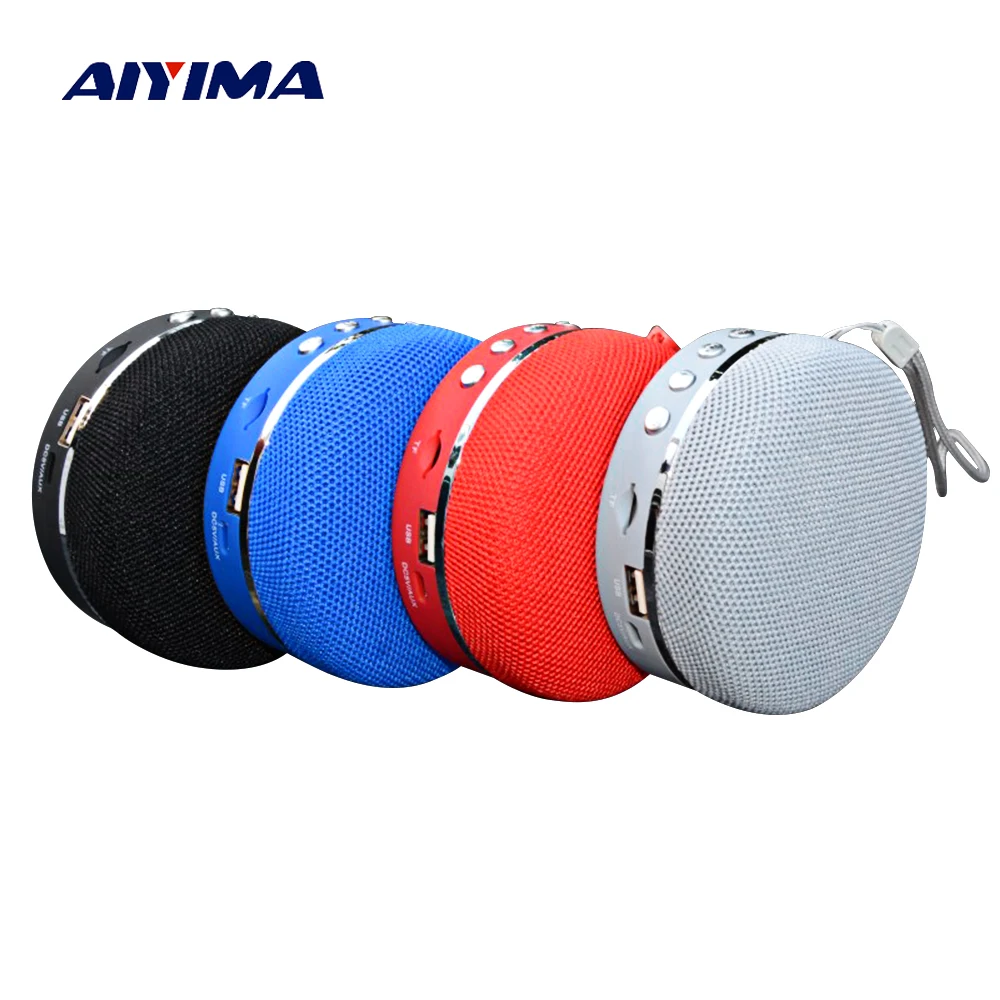 AIYIMA Mini Wireless USB Altavoz Bluetooth Speakers Outdoor Phone Audio