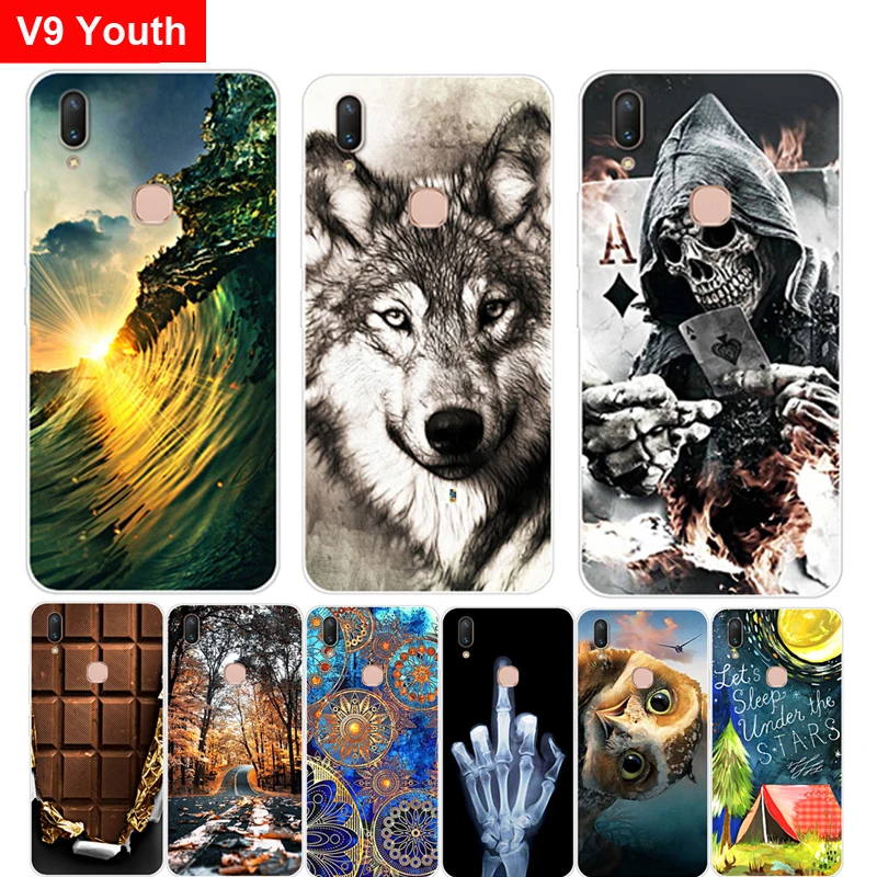 Case For Vivo V9 Youth Case Bumper Luxury Protective Back Slim Soft TPU Silicon Cover For Vivo V 9 Youth V9Youth Cases Shell Case For Vivo V9 Youth Case Bumper Luxury Protective Back Slim Soft TPU Silicon Cover For Vivo V 9 Youth V9Youth Cases Shell