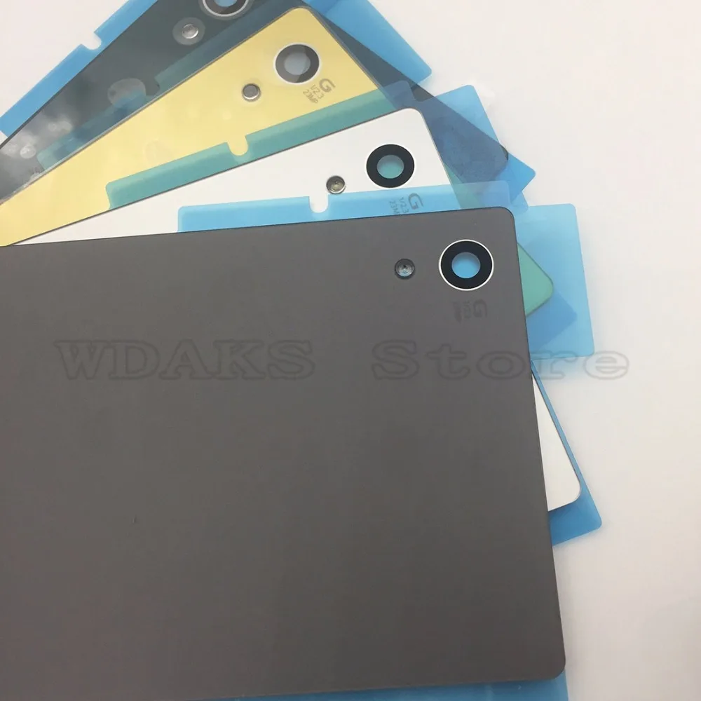 Матовая крышка для sony Xperia Z5 заднее стекло Корпус батареи + NFC Водонепроницаемая
